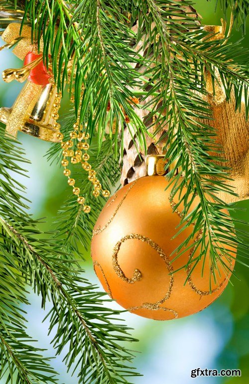 Christmas balls on the christmas tree, 15 x UHQ JPEG Christmas balls on the christmas tree, 15 x UHQ JPEG