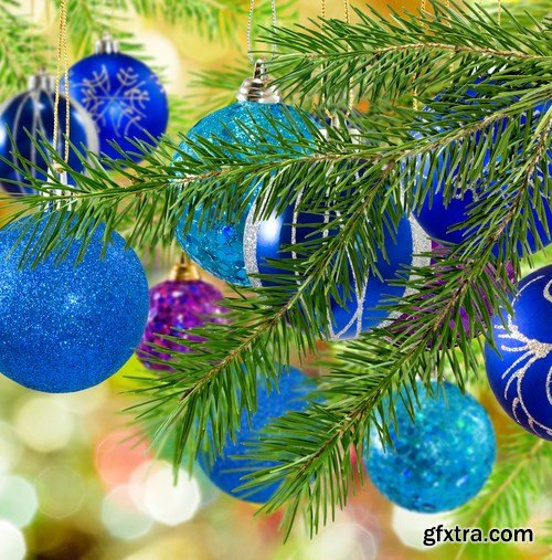 Christmas balls on the christmas tree, 15 x UHQ JPEG Christmas balls on the christmas tree, 15 x UHQ JPEG