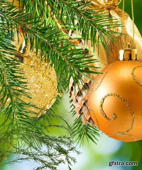 Christmas balls on the christmas tree, 15 x UHQ JPEG Christmas balls on the christmas tree, 15 x UHQ JPEG