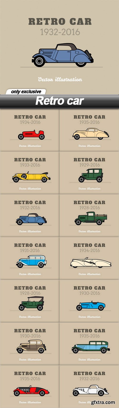 Retro car - 14 EPS