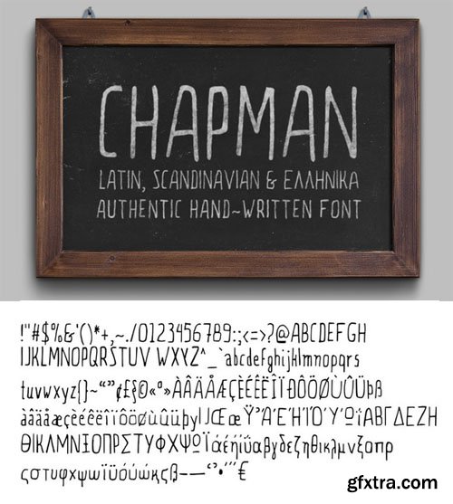 Chapman Handwritten Font - CM 264002 Chapman Handwritten Font - CM 264002