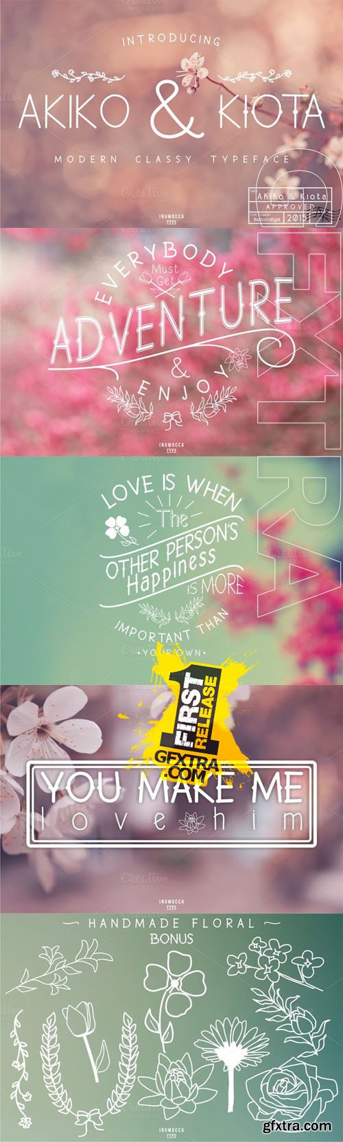 Akiko &amp; Kiota Font