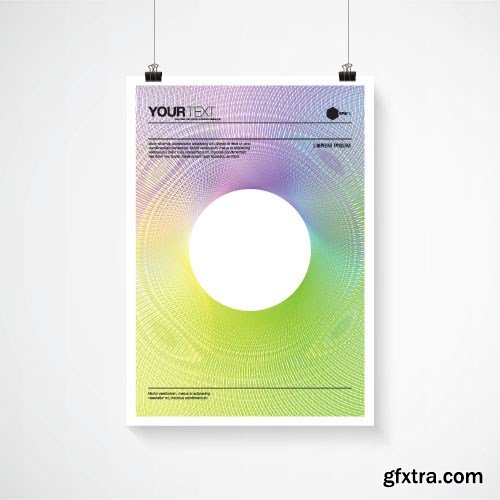 Poster design vector, 15 x EPS