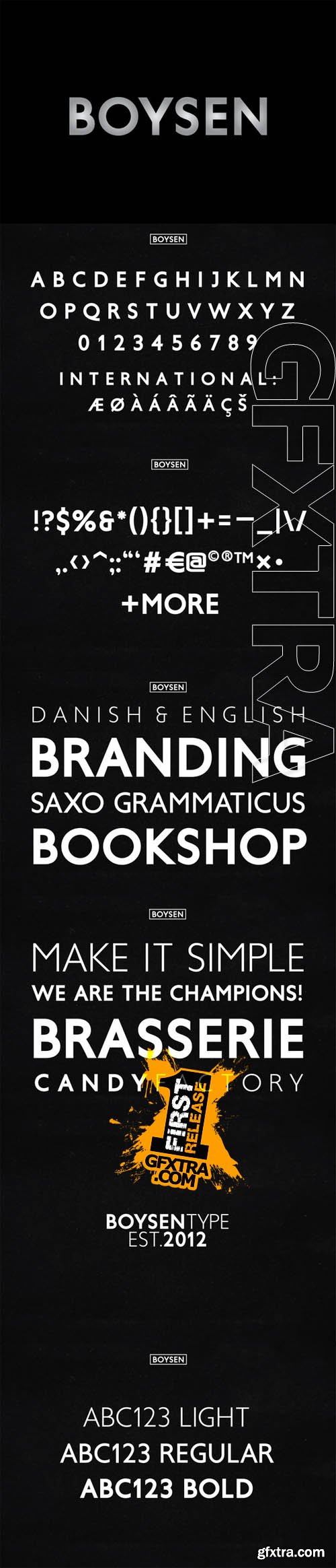 Boysen Typeface 385278