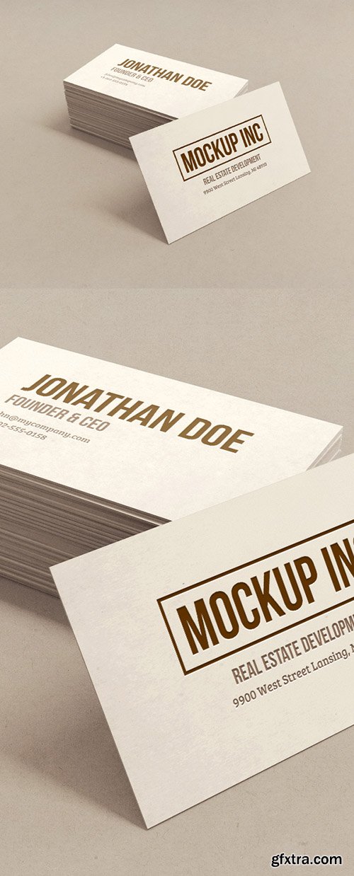 PSD Mock-Up - Business Card 2015 PSD Mock-Up - Business Card 2015