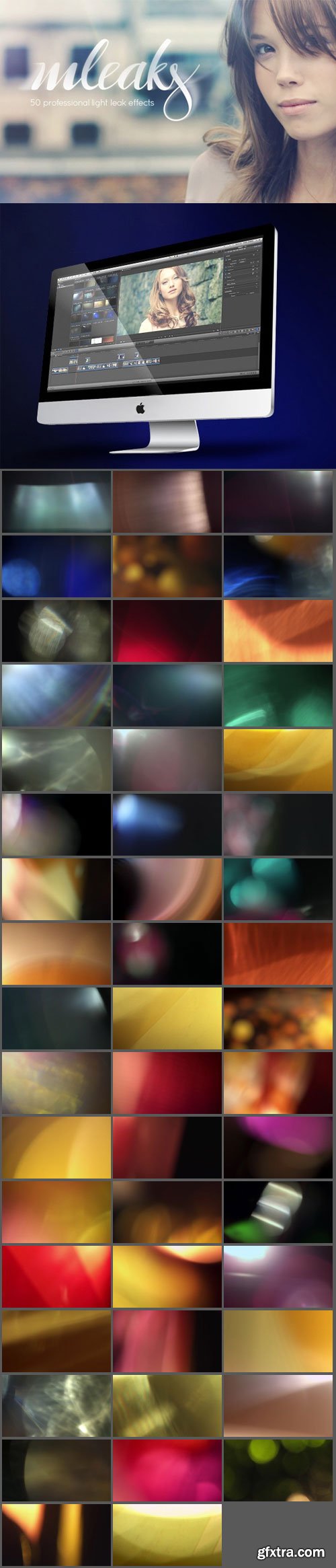 motionVFX - mLeaks [50 Professional Light Leaks Effects]