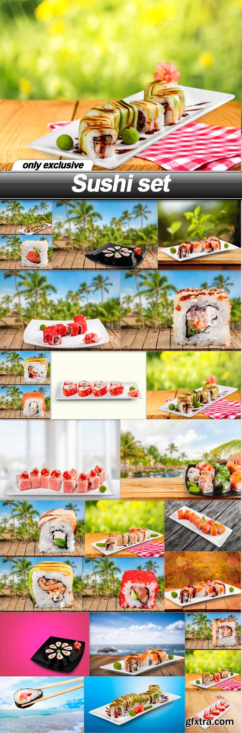 Sushi set - 25 UHQ JPEG Sushi set - 25 UHQ JPEG