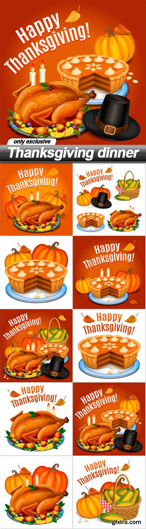 Thanksgiving dinner - 10 EPS