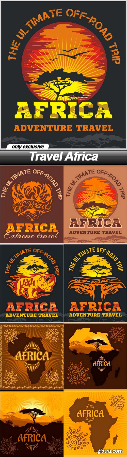 Travel Africa - 9 EPS