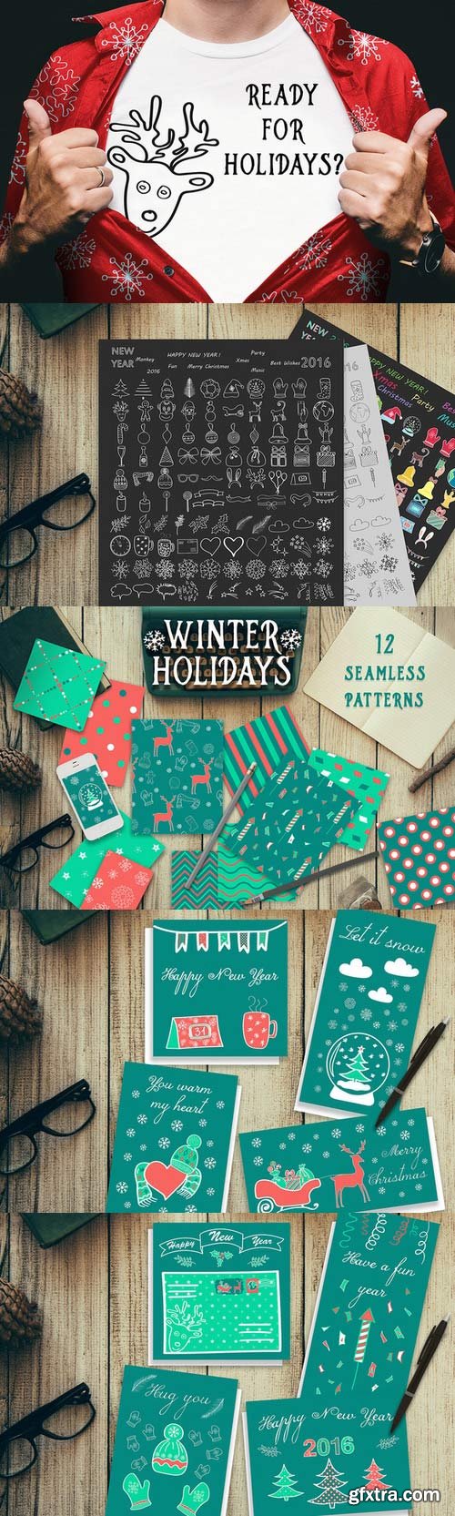 CM - Hand drawn winter set 413784