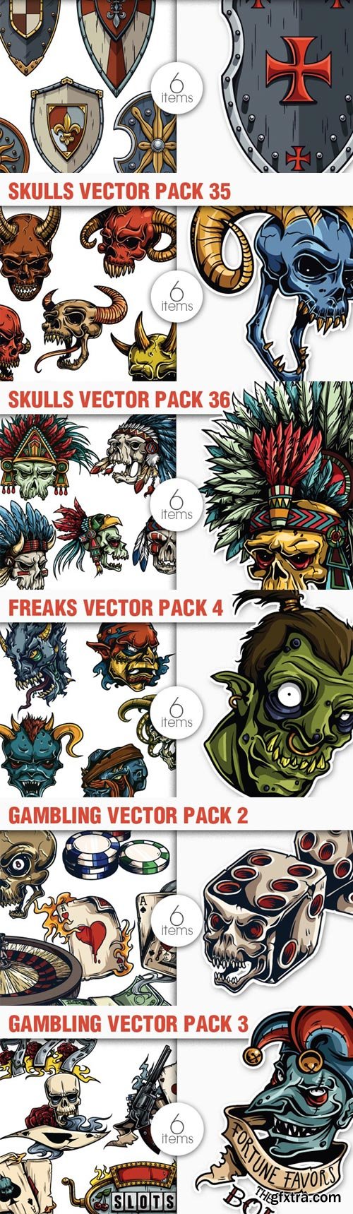 InkyDeals - Vintage Vectors Giga Set