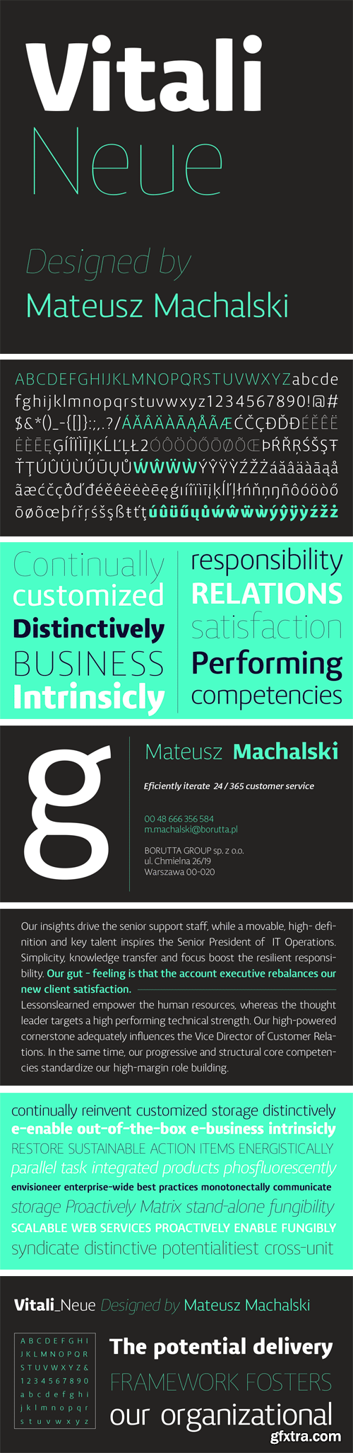 Vitali Neue Font Family Vitali Neue Font Family