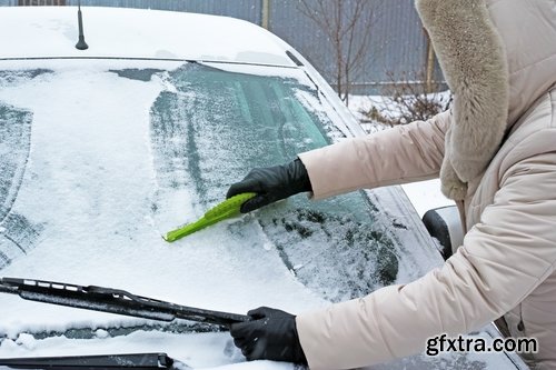 Winter Tire, Winter Car, Crash, Car Accident, Snow Road 25xJPG