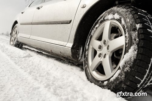 Winter Tire, Winter Car, Crash, Car Accident, Snow Road 25xJPG
