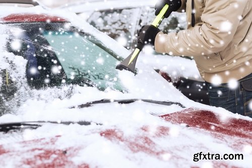 Winter Tire, Winter Car, Crash, Car Accident, Snow Road 25xJPG
