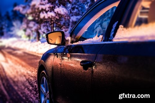 Winter Tire, Winter Car, Crash, Car Accident, Snow Road 25xJPG