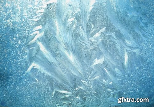 Collection of winter frost frozen glass ice snowflake background is 25 HQ Jpeg