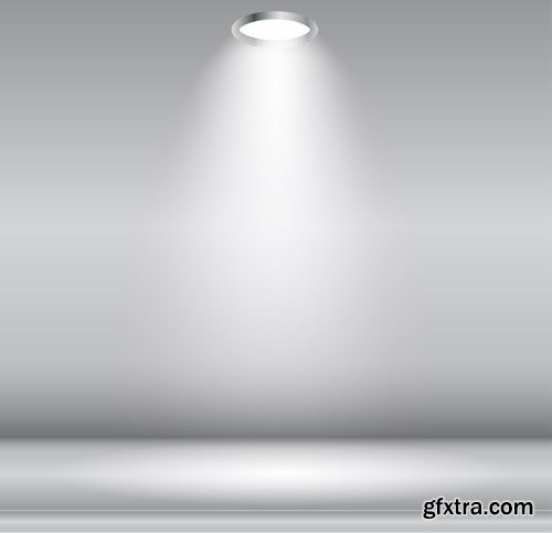 Background with Lighting Lamp - 20 EPS