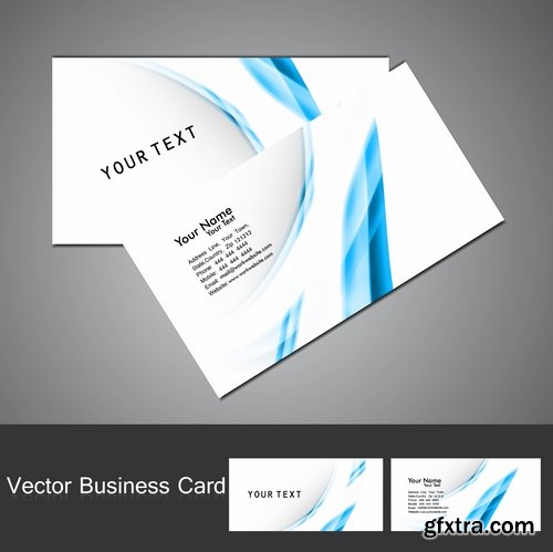 Collection of vector image flyer banner brochure business card #8-25 Eps