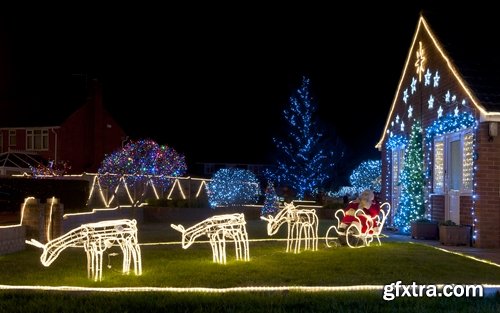 Collection of home decoration Christmas lights exterior 25 HQ Jpeg