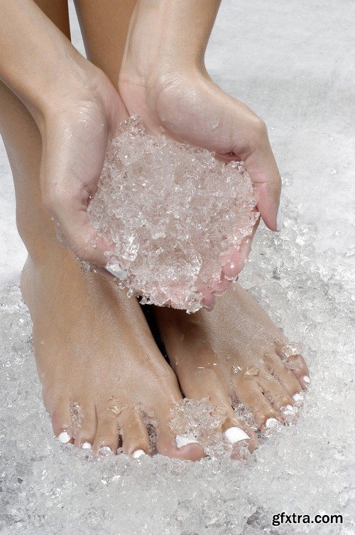Spa treatments of ice