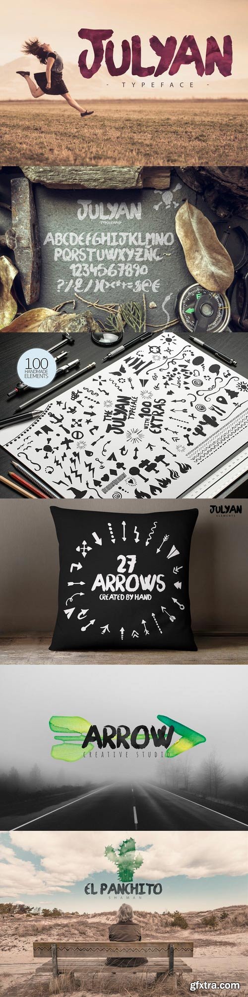CM - Julyan Typeface + Extras 438660 CM - Julyan Typeface + Extras 438660