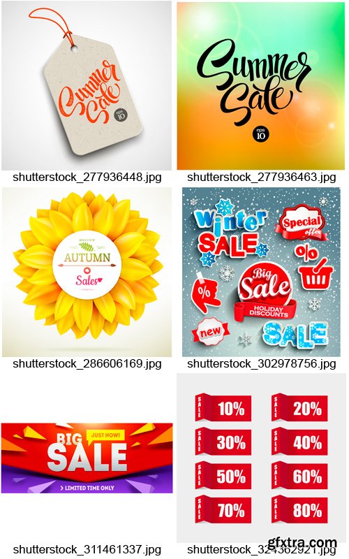 Amazing SS - Sale Labels &amp; Banners 2, 25xEPS