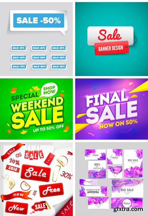 Amazing SS - Sale Labels &amp; Banners 2, 25xEPS