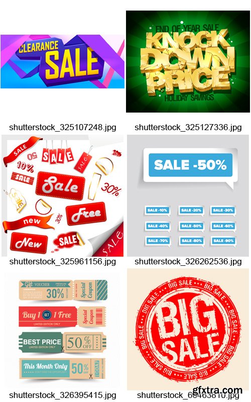 Amazing SS - Sale Labels &amp; Banners 2, 25xEPS