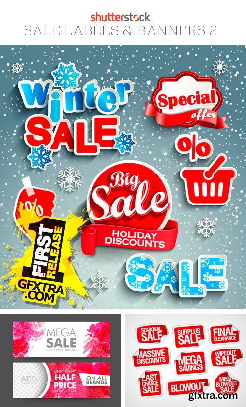 Amazing SS - Sale Labels &amp; Banners 2, 25xEPS