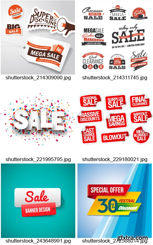 Amazing SS - Sale Labels &amp; Banners 2, 25xEPS