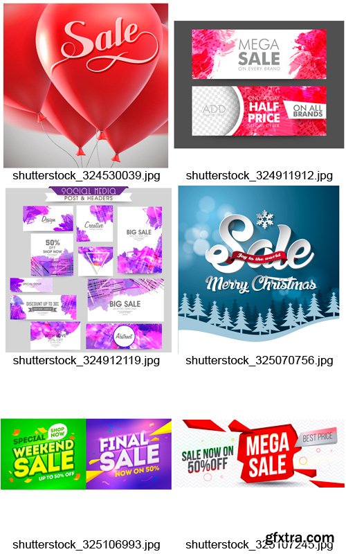 Amazing SS - Sale Labels &amp; Banners 2, 25xEPS