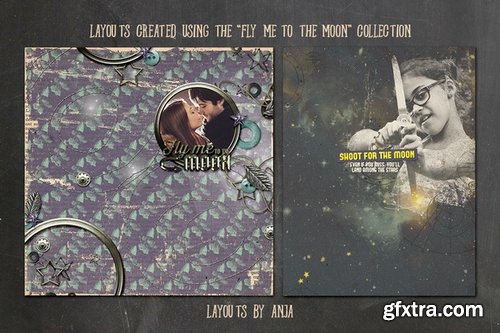 CM - Fly Me To The Moon Brushes 403476 CM - Fly Me To The Moon Brushes 403476