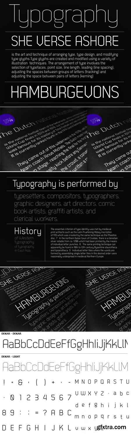 Dekar Font for Graphic Designers Dekar Font for Graphic Designers