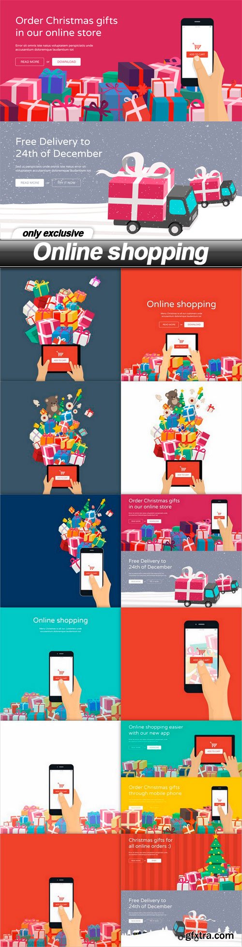 Online shopping - 12 EPS Online shopping - 12 EPS