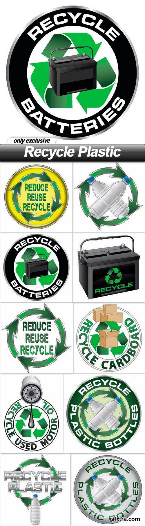 Recycle Plastic - 10 EPS