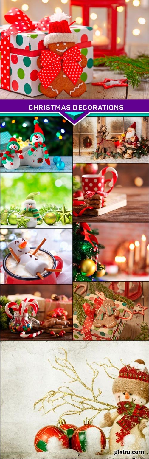 Christmas decorations 10x JPEG