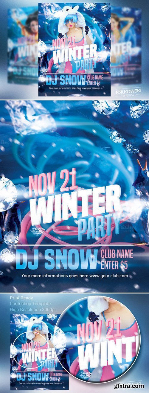 CM - Winter Party Flyer Template 440472