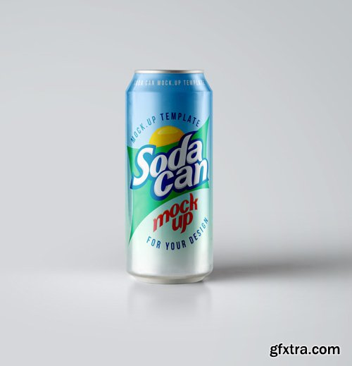 Large Psd Soda Can Mock Up