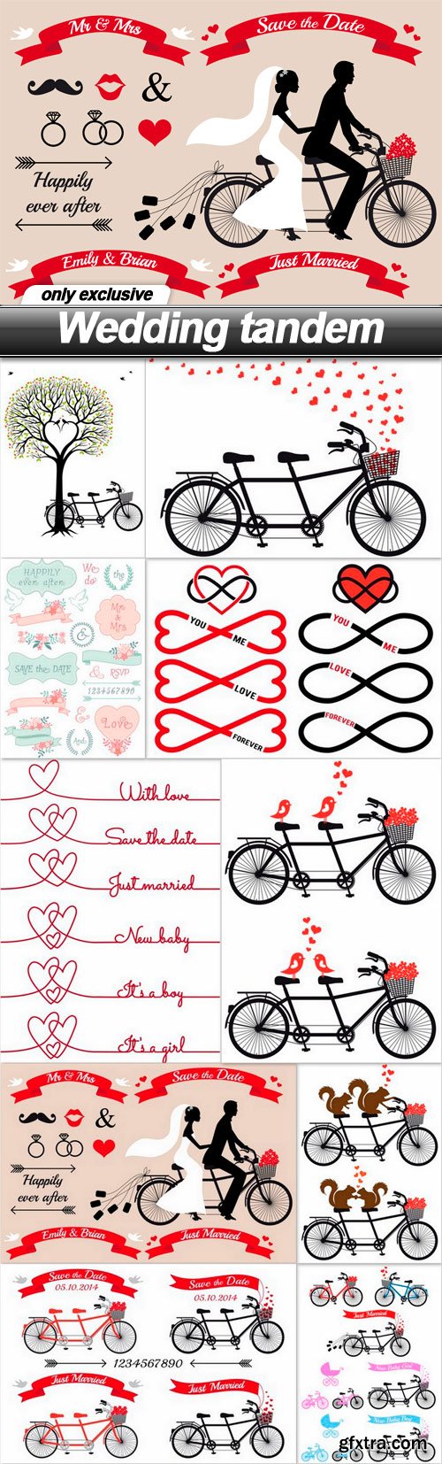 Wedding tandem - 10 EPS Wedding tandem - 10 EPS