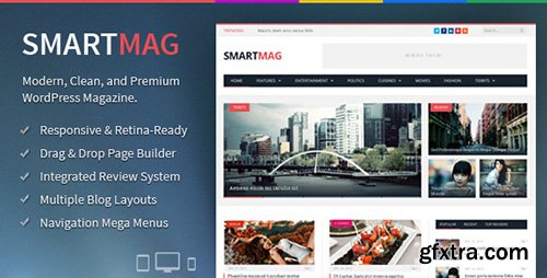 ThemeForest - SmartMag v2.6.1 - Responsive & Retina WordPress Magazine - 6652608