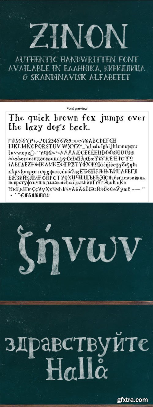 Zinon Handwritten Font 264943