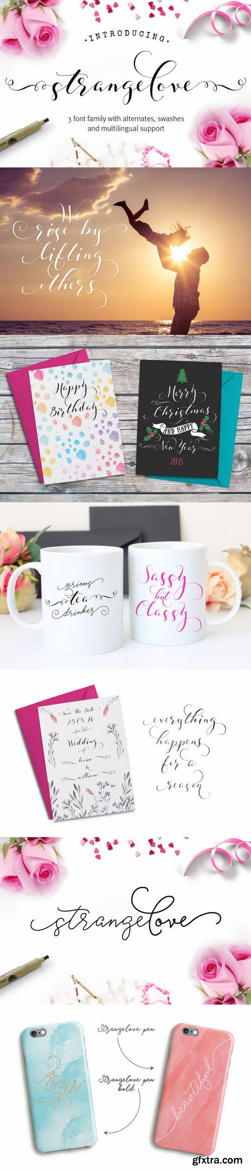 CM - Strangelove font family 448332 CM - Strangelove font family 448332