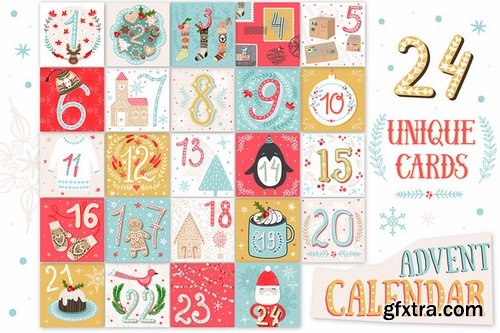 CM - PRINTABLE Christmas Advent Calendar 449346 CM - PRINTABLE Christmas Advent Calendar 449346