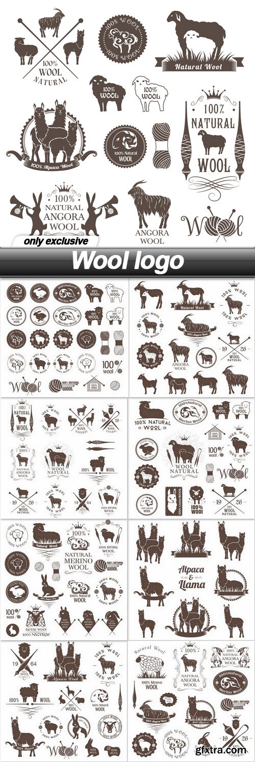 Wool logo - 9 EPS Wool logo - 9 EPS