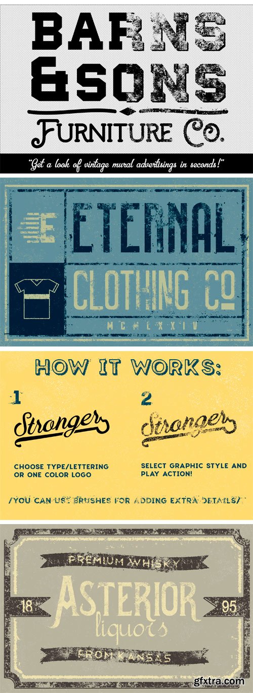 CM 403498 - Ghost Signs for Adobe Illustrator