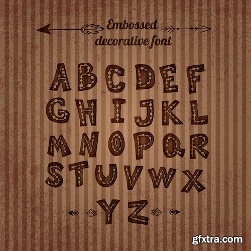 Alphabet #17, 25xEPS