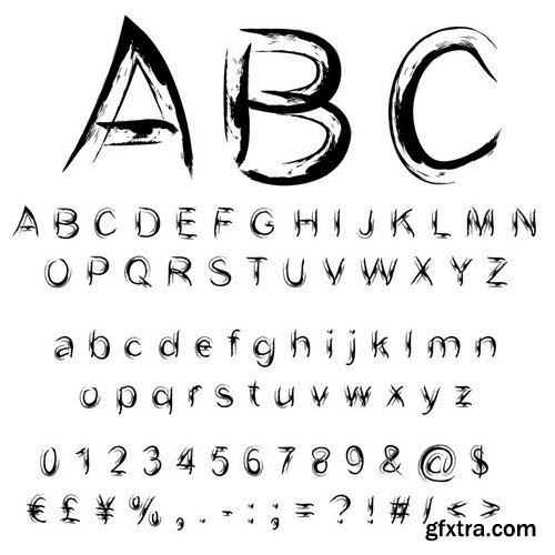 Alphabet #17, 25xEPS