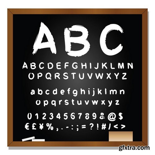 Alphabet #17, 25xEPS