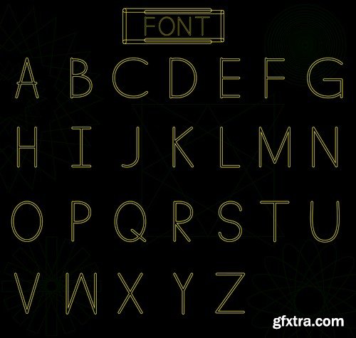 Alphabet #17, 25xEPS